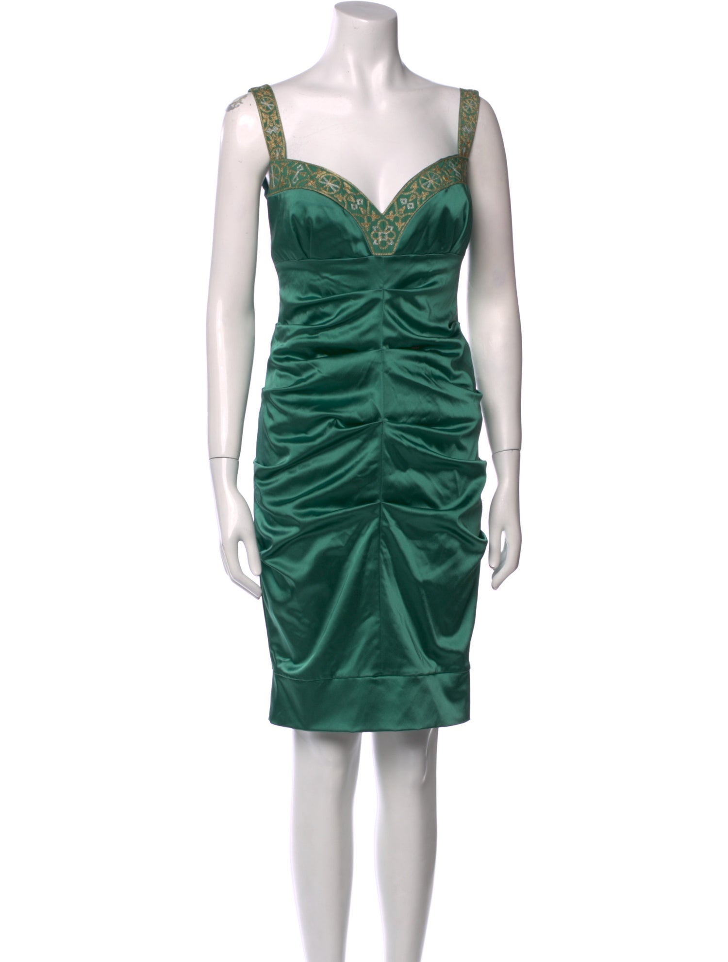 Nicole Miller V-Neck Mini Dress