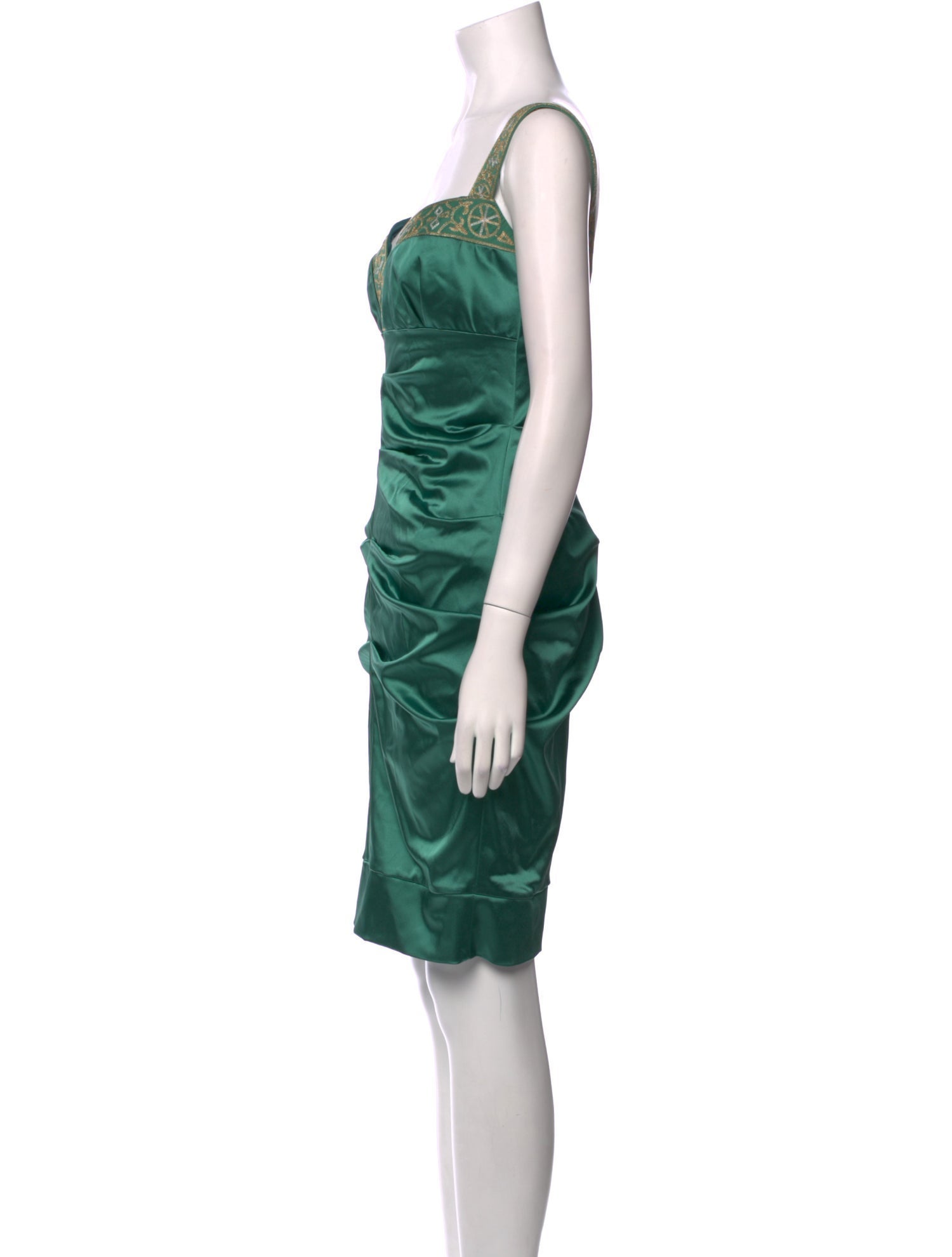 Nicole Miller V-Neck Mini Dress