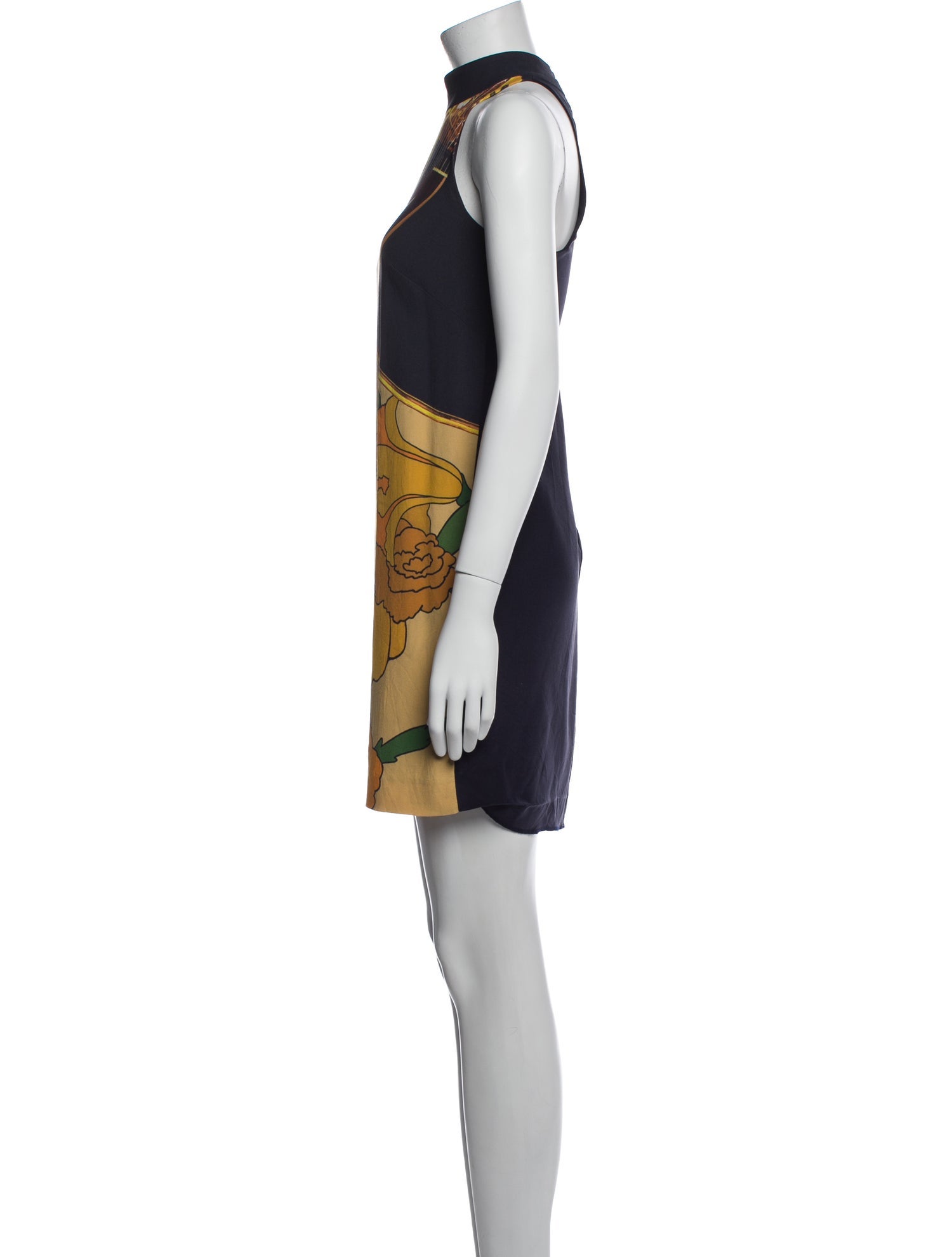 Nicole Miller Printed Mini Dress