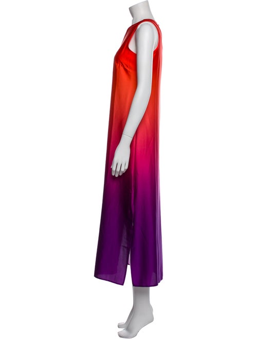 Nicole Miller Crew Neck Long Dress