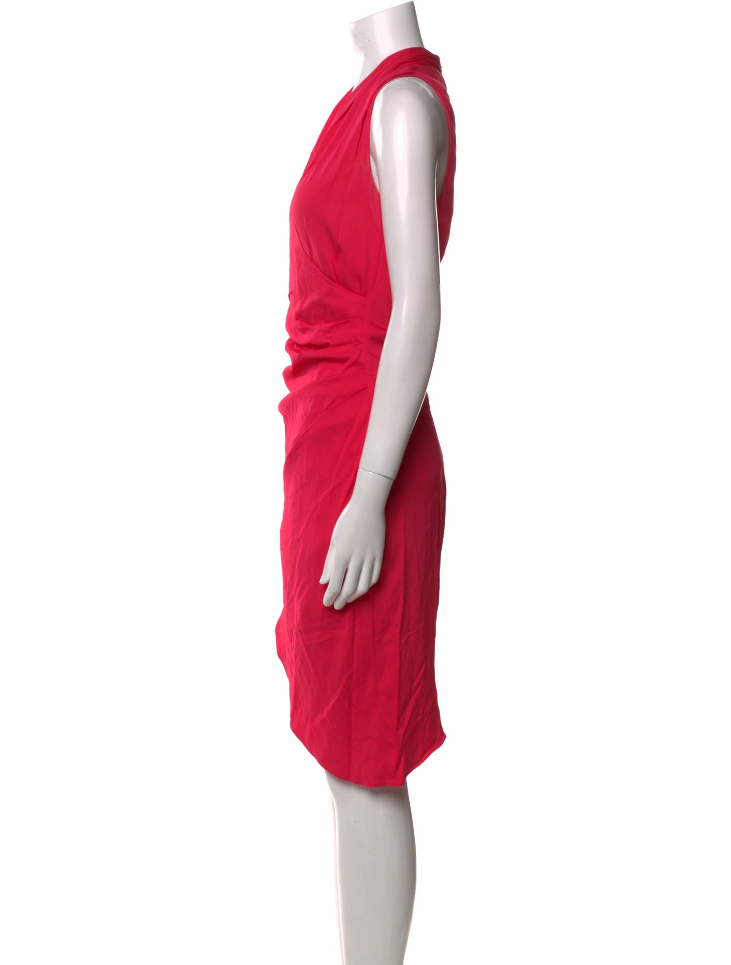 Nicole Miller V-Neck Mini Dress