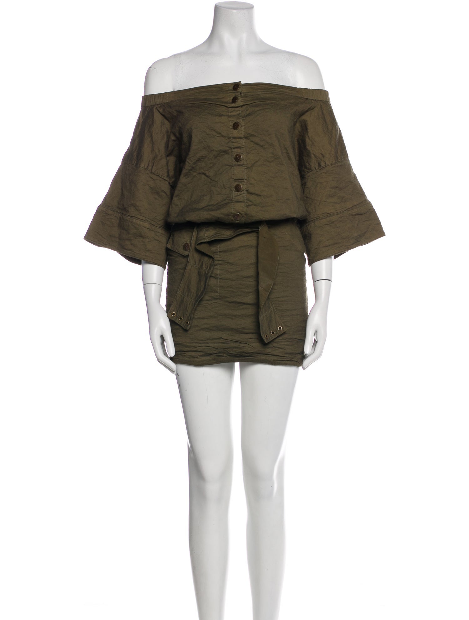 Nicole Miller Off-The-Shoulder Mini Dress