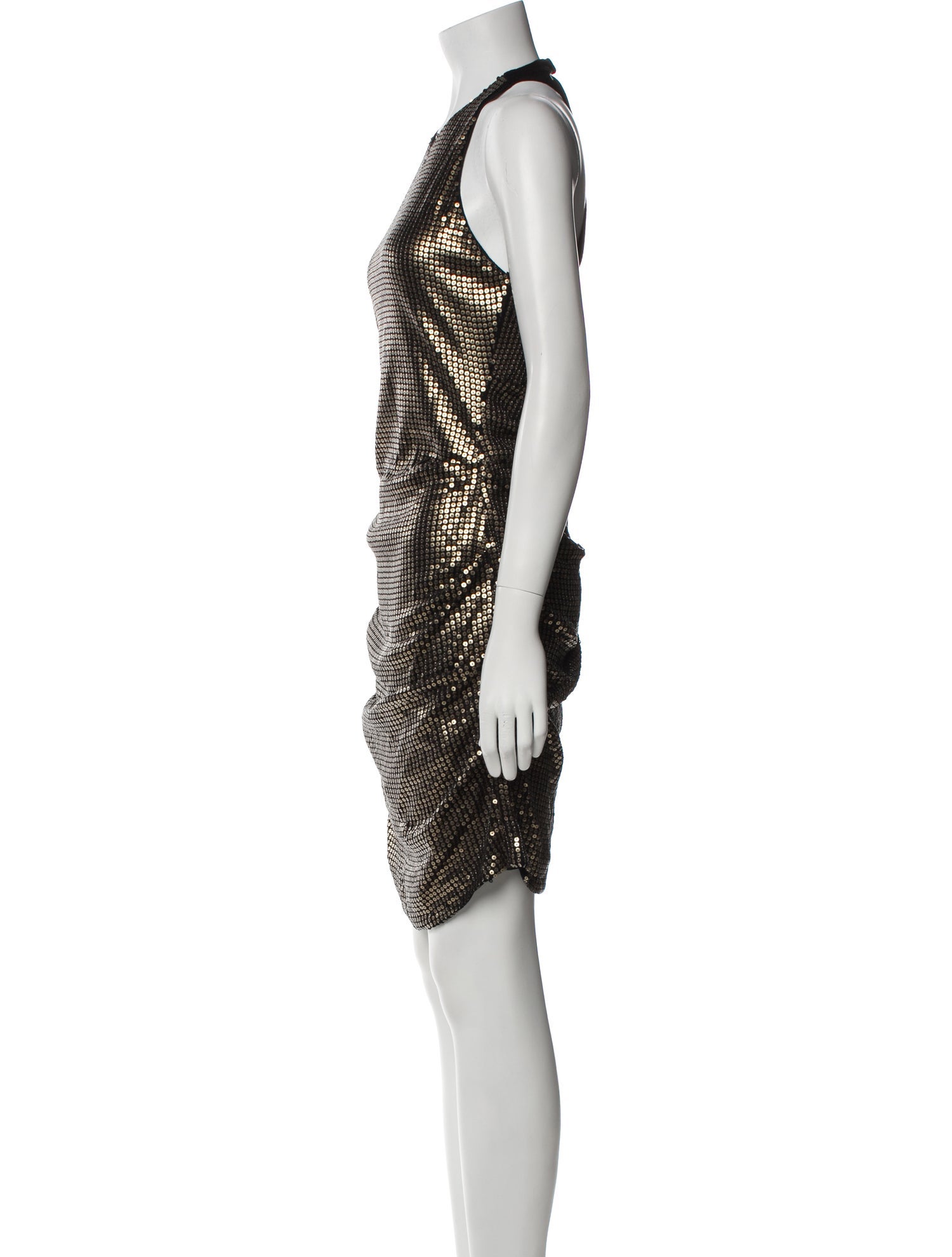 Nicole Miller Halterneck Mini Dress