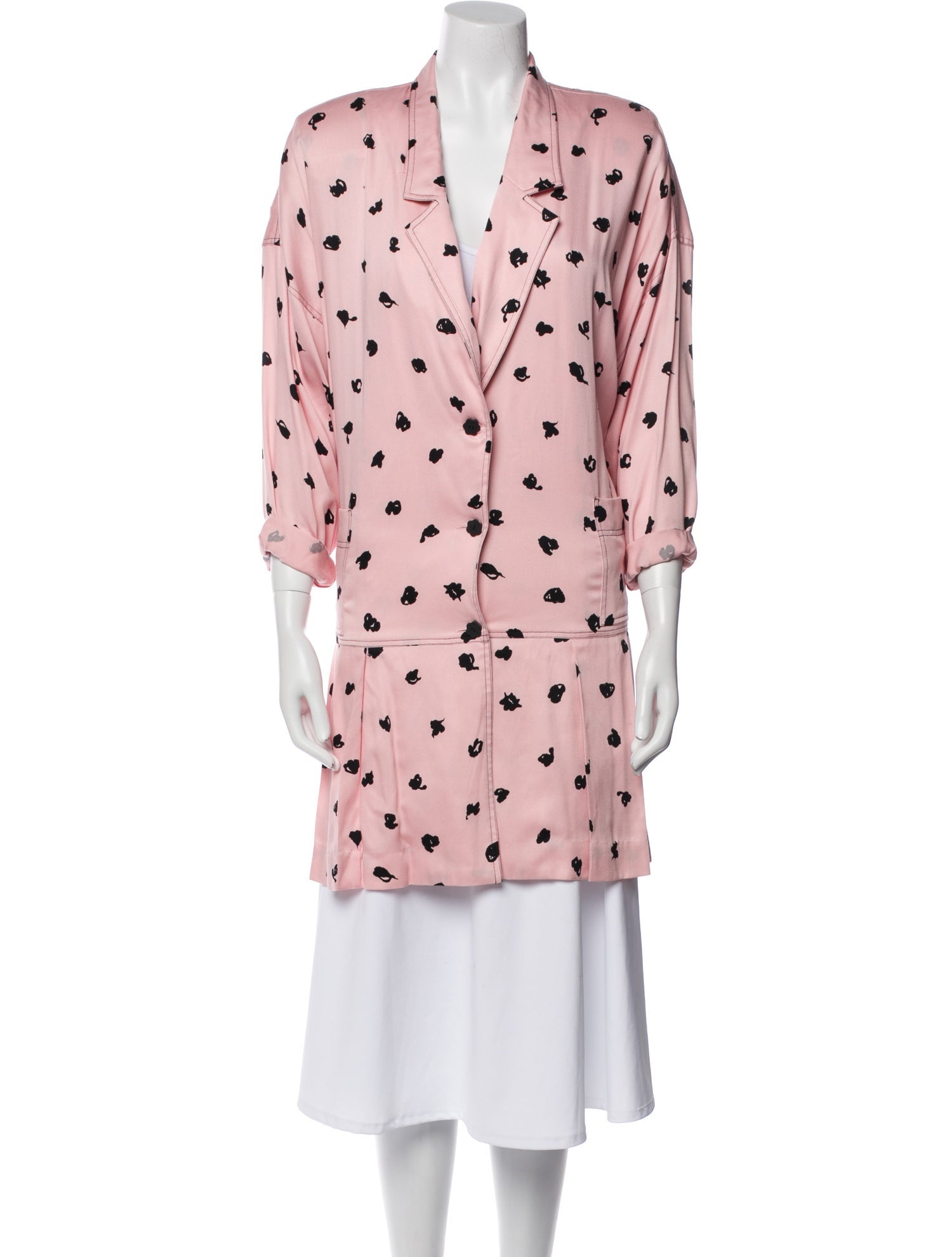 Nicole Miller Printed Coat