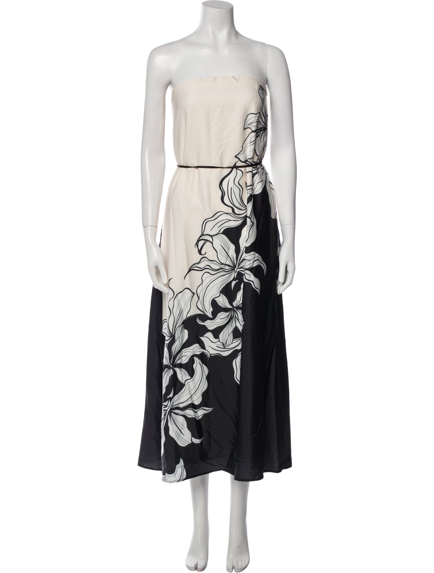 Nicole Miller Floral Print Midi Length Dress