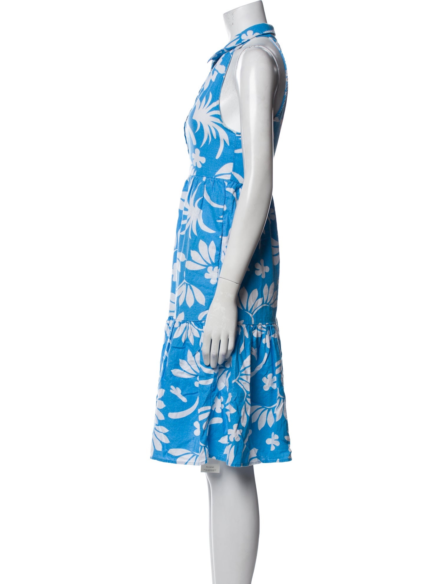 Nicole Miller Floral Print Knee-Length Dress