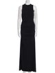 Nicole Miller Crew Neck Long Dress