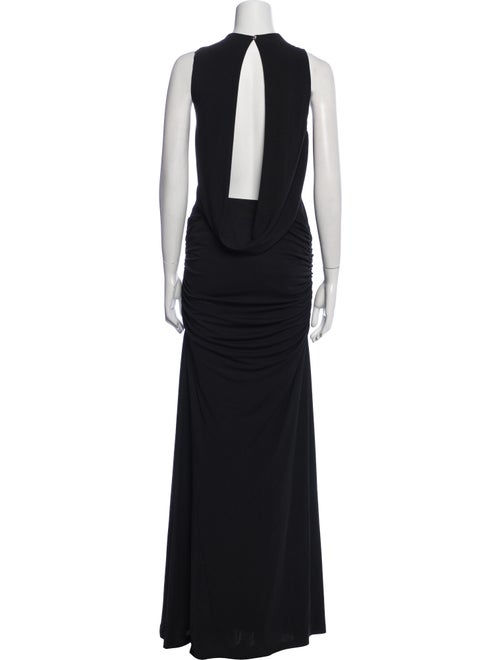 Nicole Miller Crew Neck Long Dress