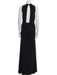 Nicole Miller Crew Neck Long Dress
