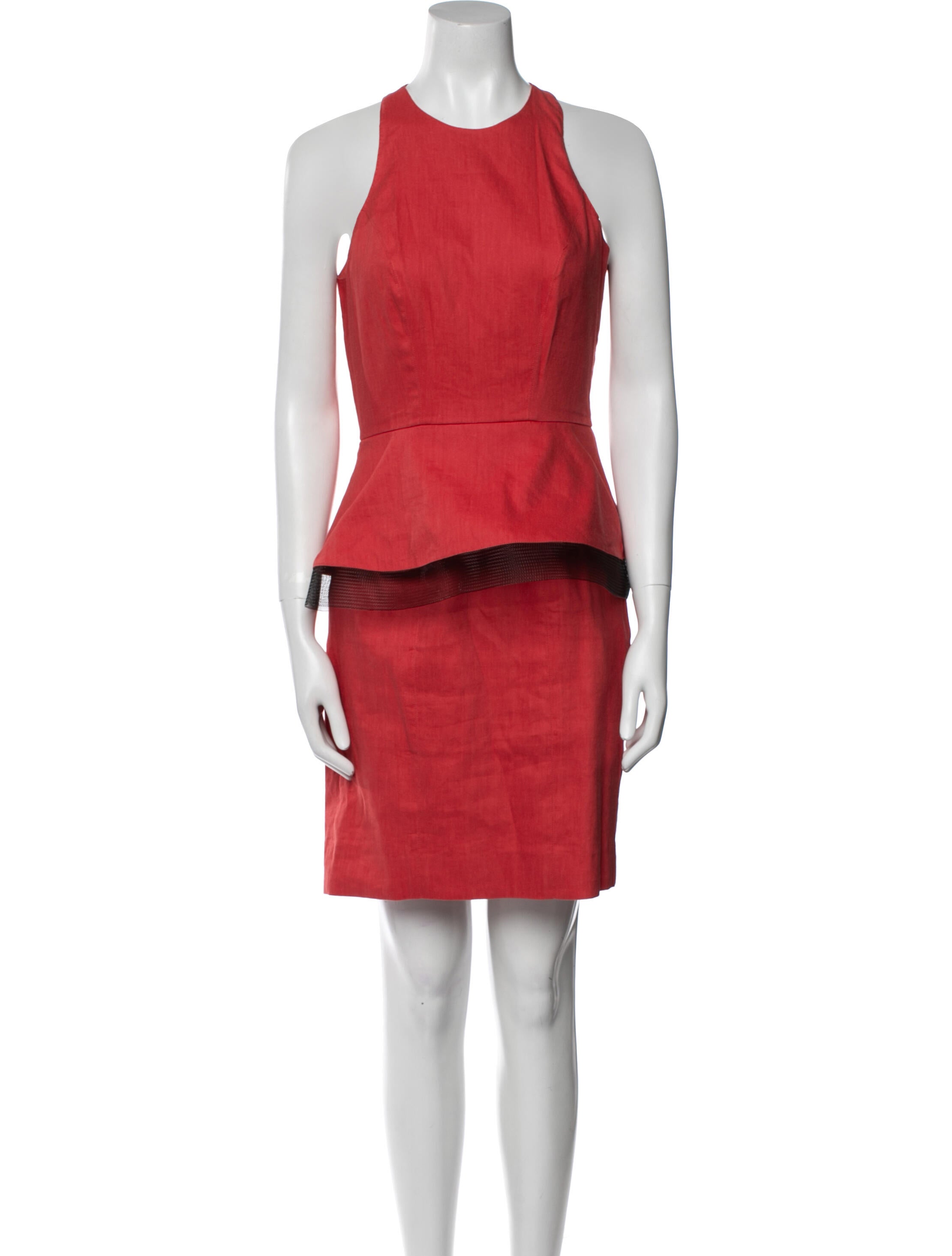 Nicole Miller Linen Knee-Length Dress