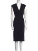 Nicole Miller V-Neck Knee-Length Dress