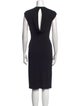 Nicole Miller V-Neck Knee-Length Dress