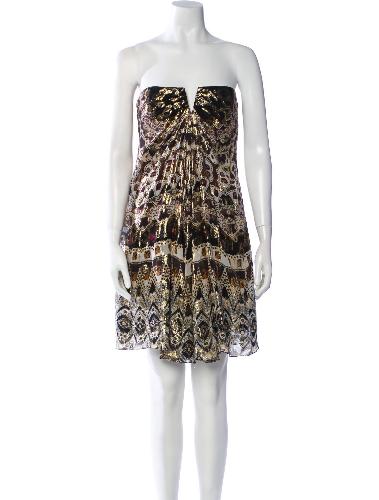 Nicole Miller Printed Mini Dress