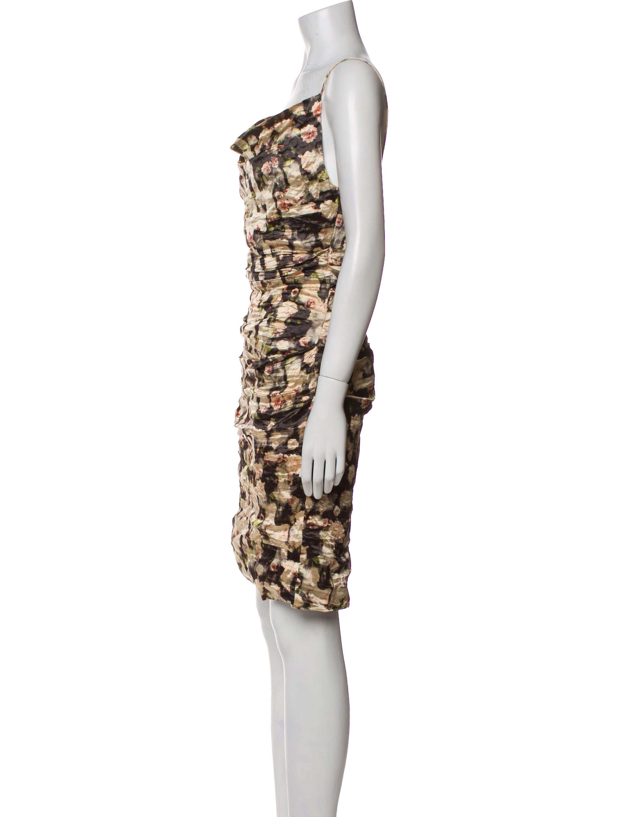 Nicole Miller Printed Mini Dress