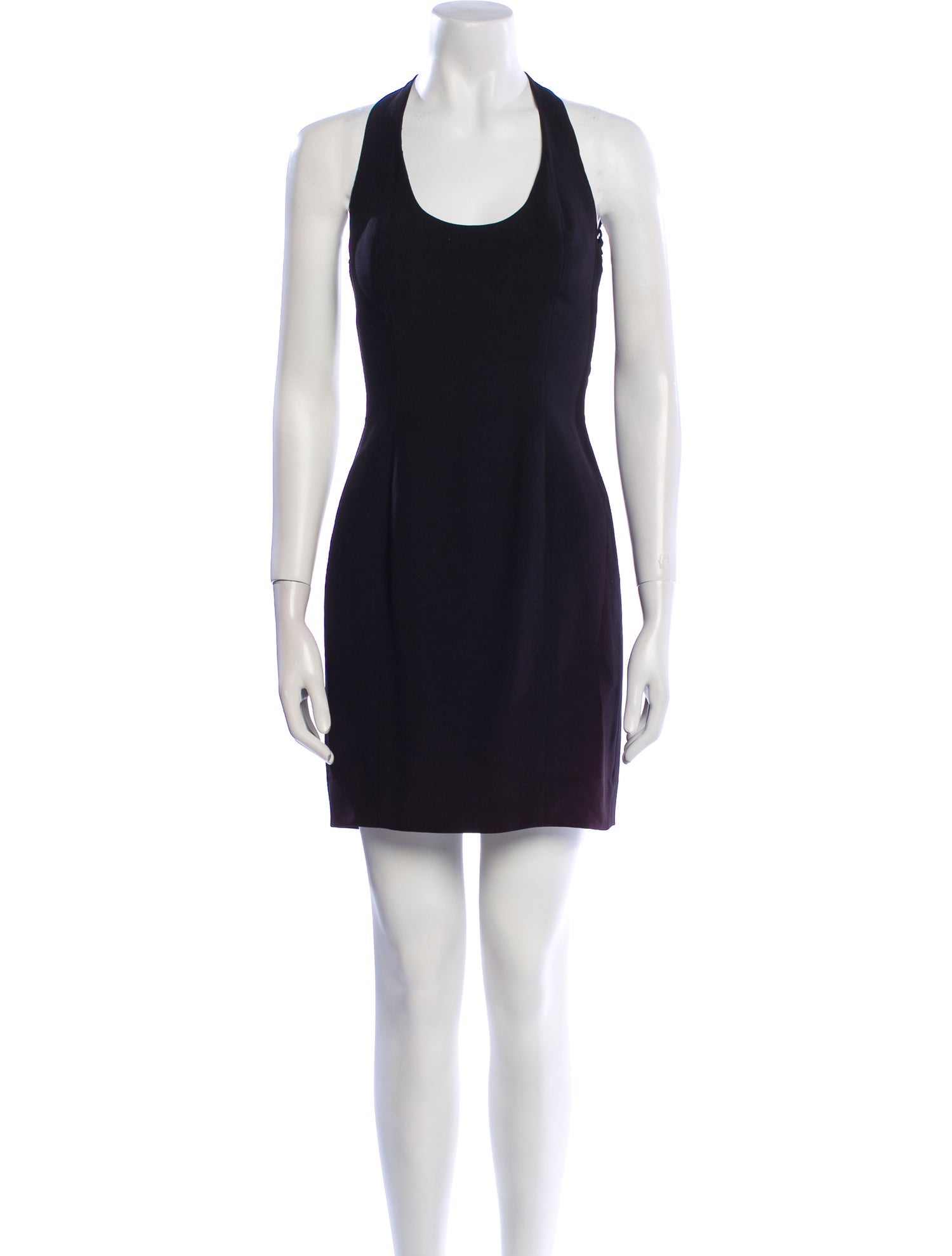 Nicole Miller Scoop Neck Mini Dress