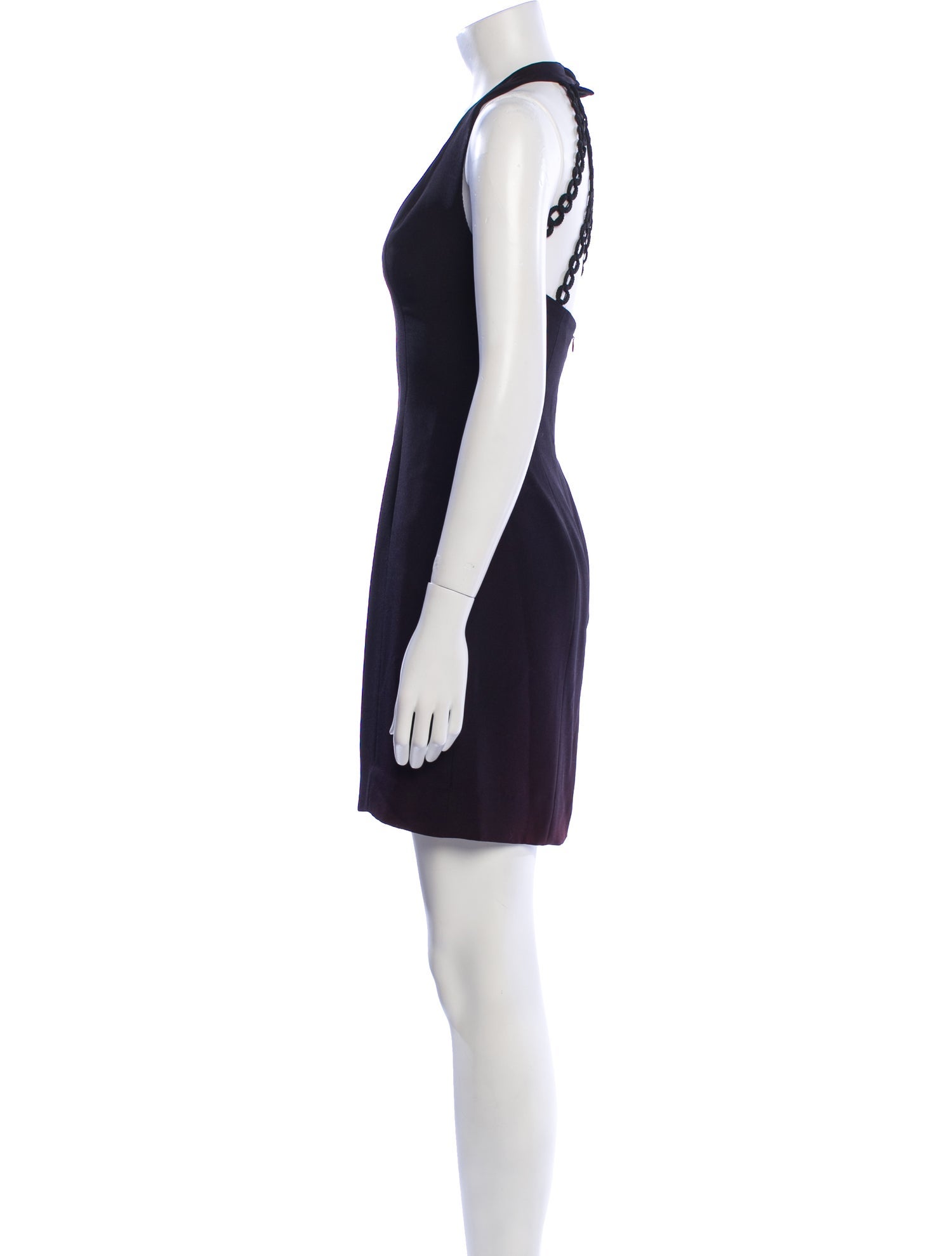 Nicole Miller Scoop Neck Mini Dress