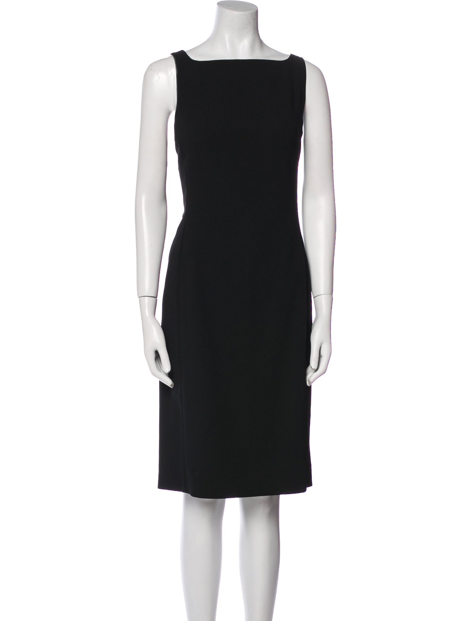 Nicole Miller Bateau Neckline Knee-Length Dress