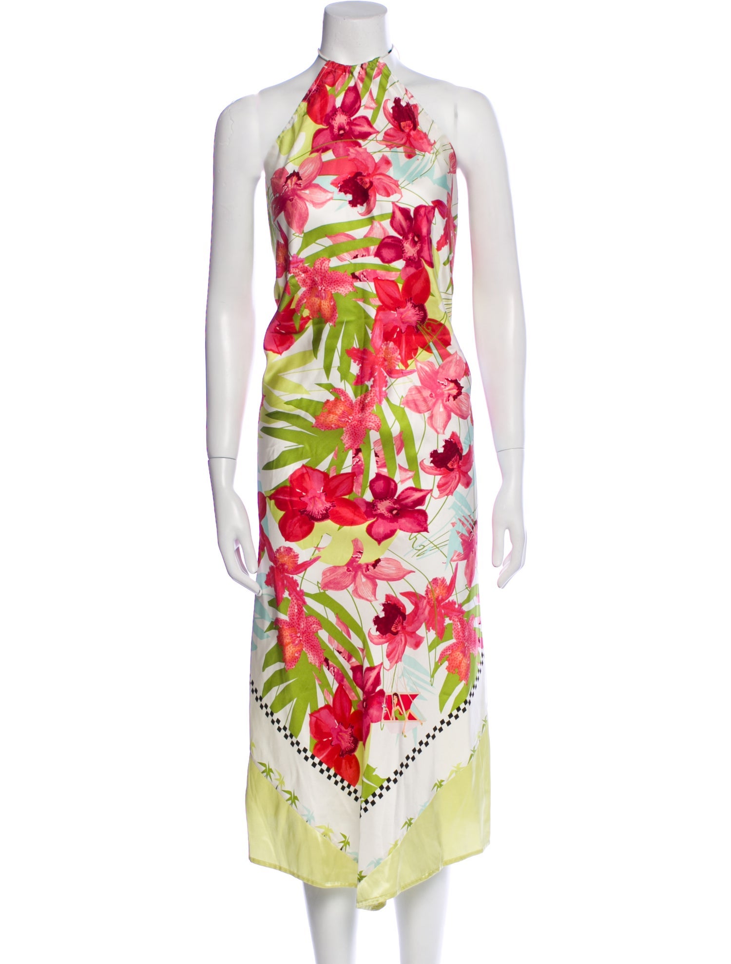 Nicole Miller Silk Long Dress