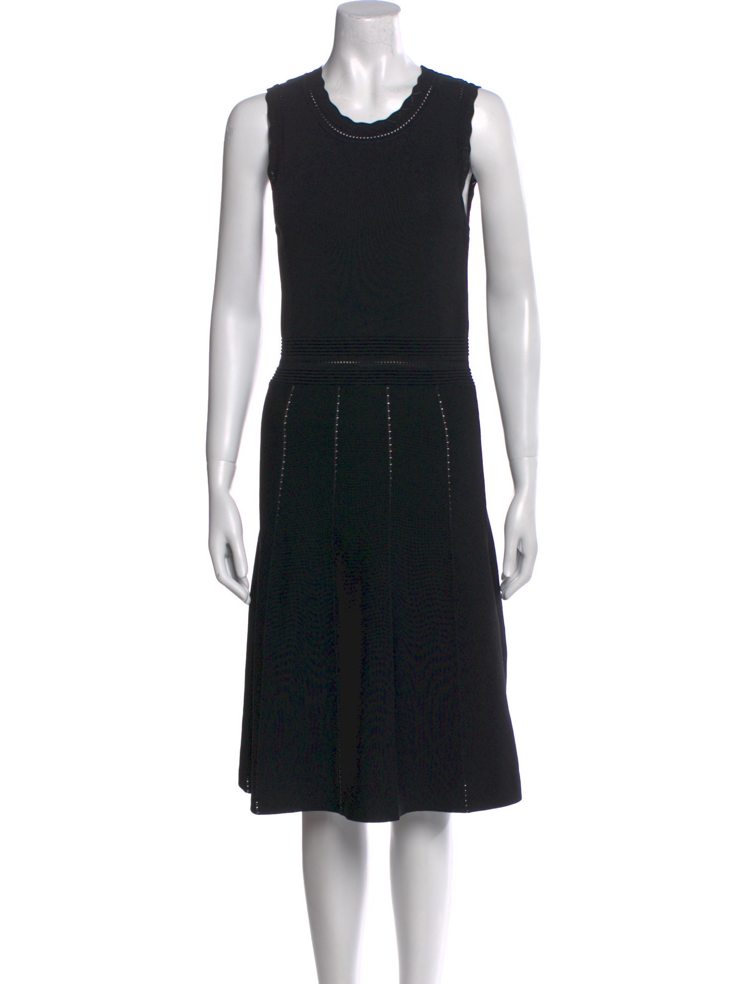 Nicole Miller Scoop Neck Knee-Length Dress