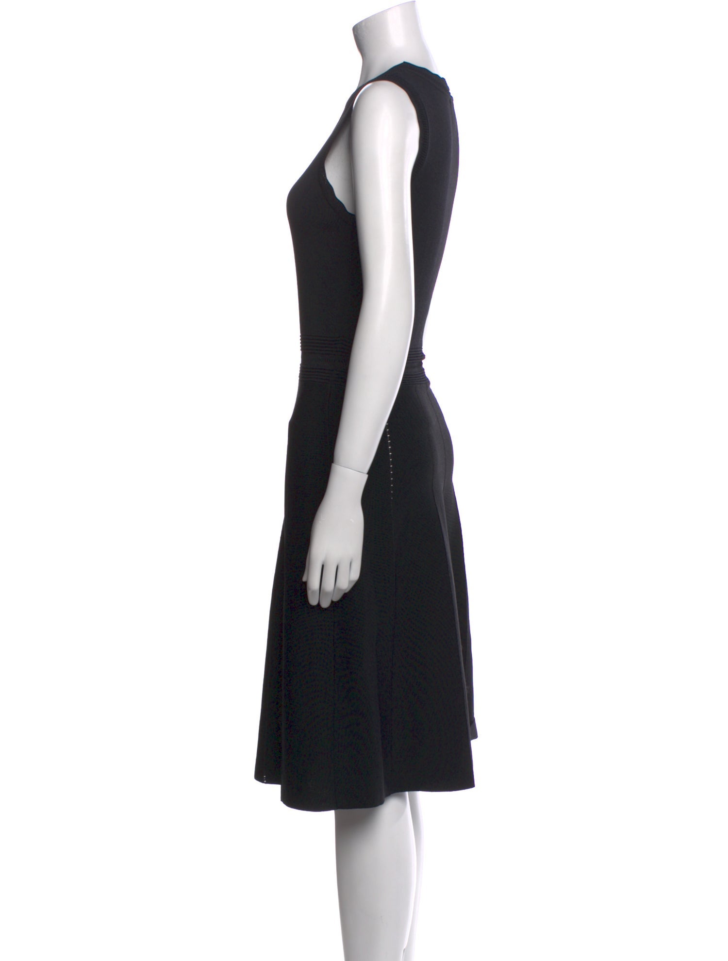 Nicole Miller Scoop Neck Knee-Length Dress