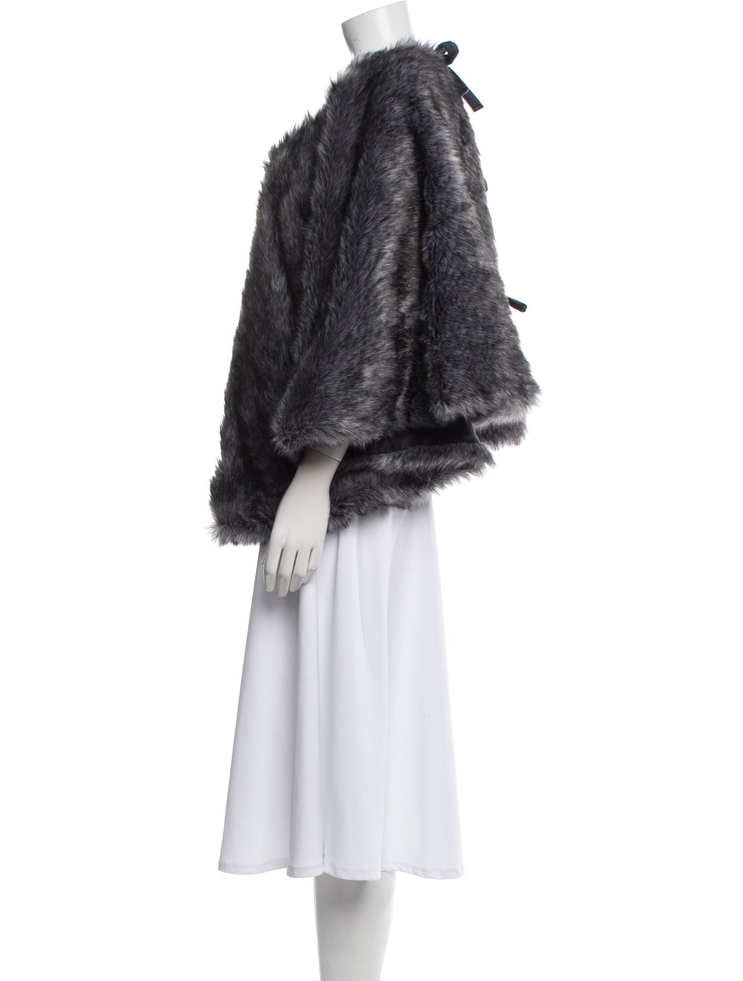 Nicole Miller Fur Faux Fur Jacket