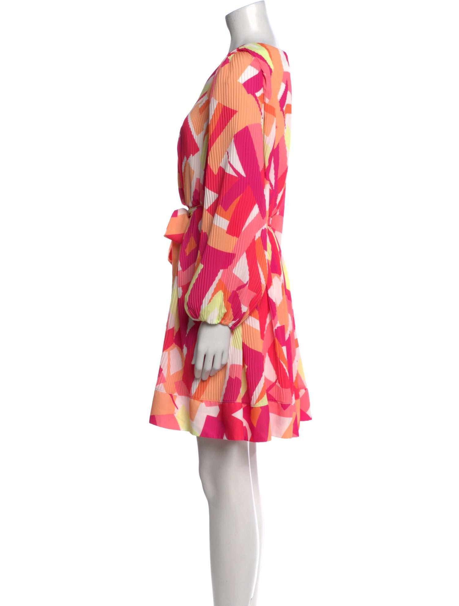 Nicole Miller Printed Mini Dress