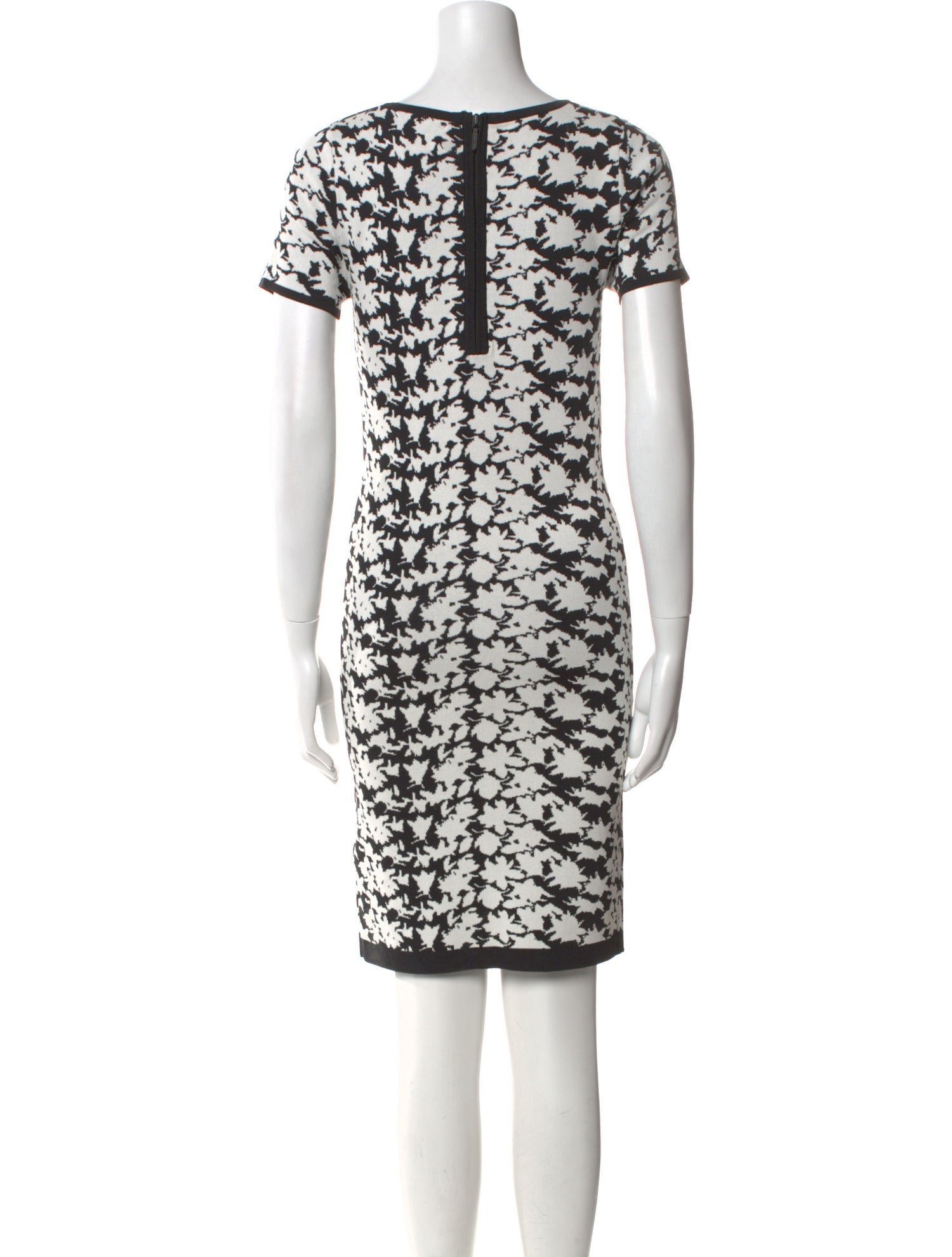 Nicole Miller Printed Knee-Length Dress