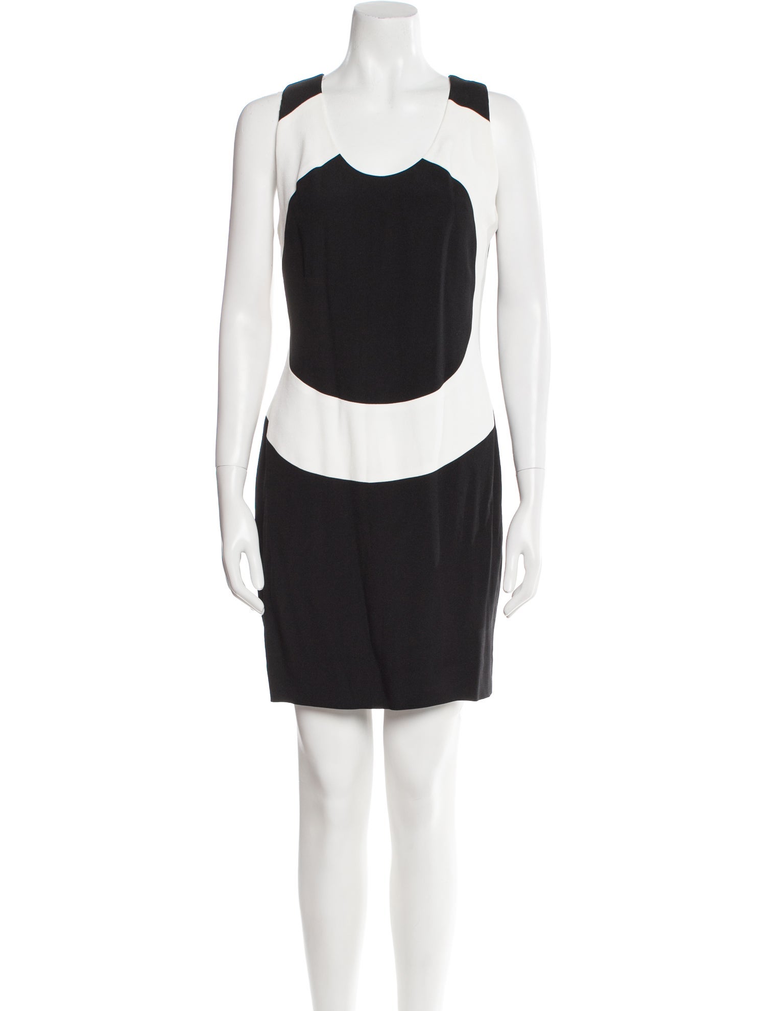Nicole Miller Colorblock Pattern Mini Dress