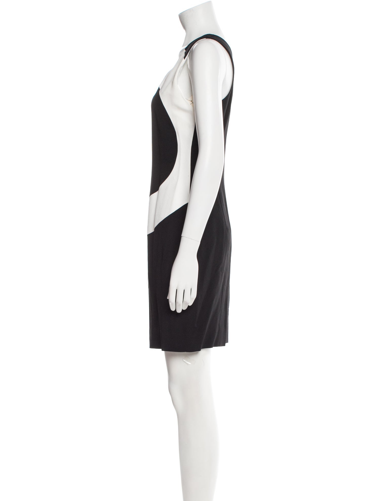 Nicole Miller Colorblock Pattern Mini Dress