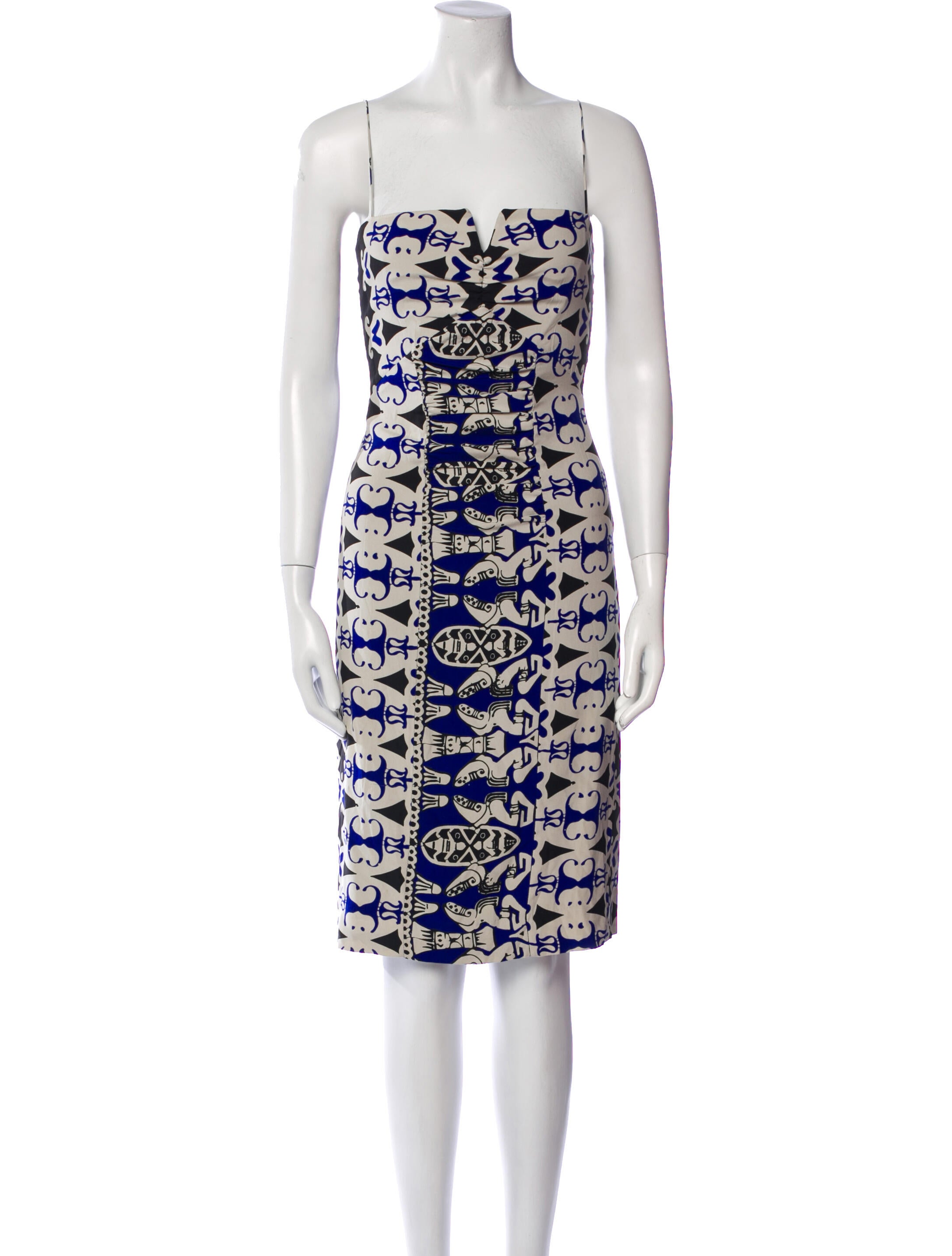 Nicole Miller Silk Knee-Length Dress