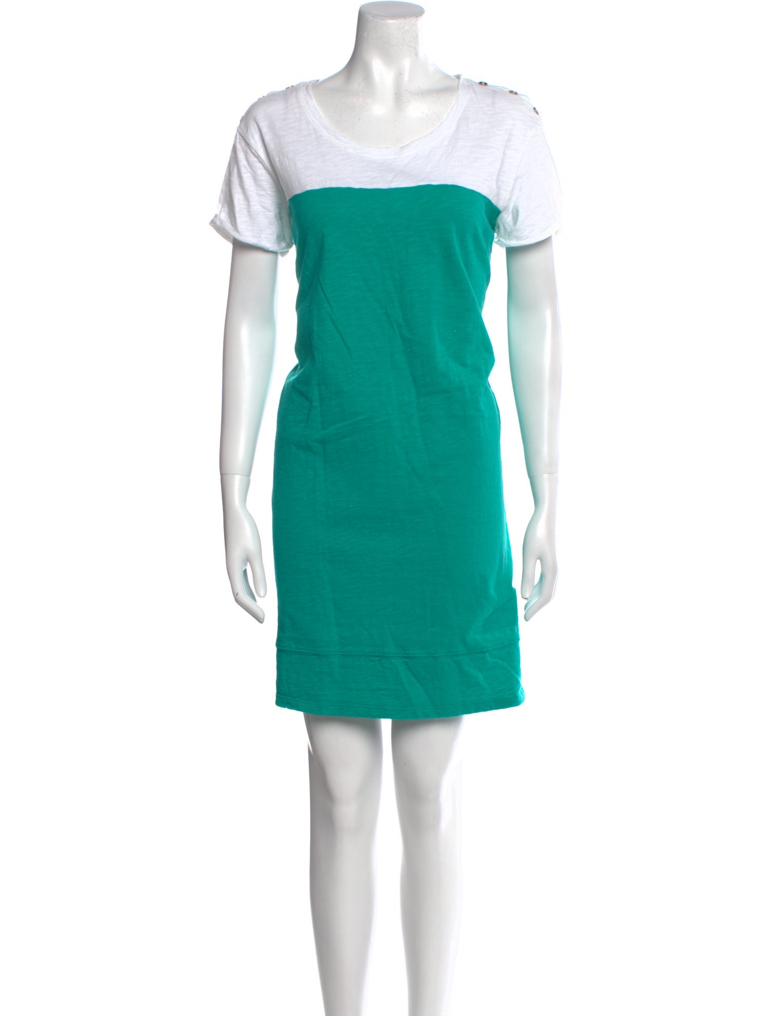 Nicole Miller Scoop Neck Mini Dress