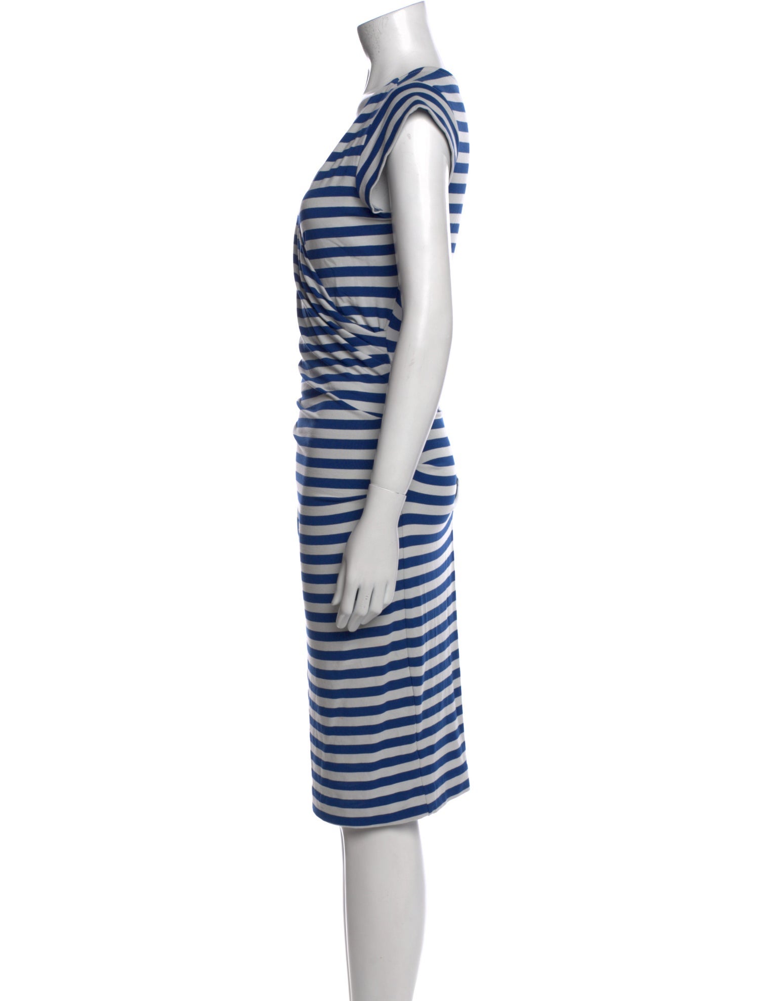 Nicole Miller Striped Knee-Length Dress