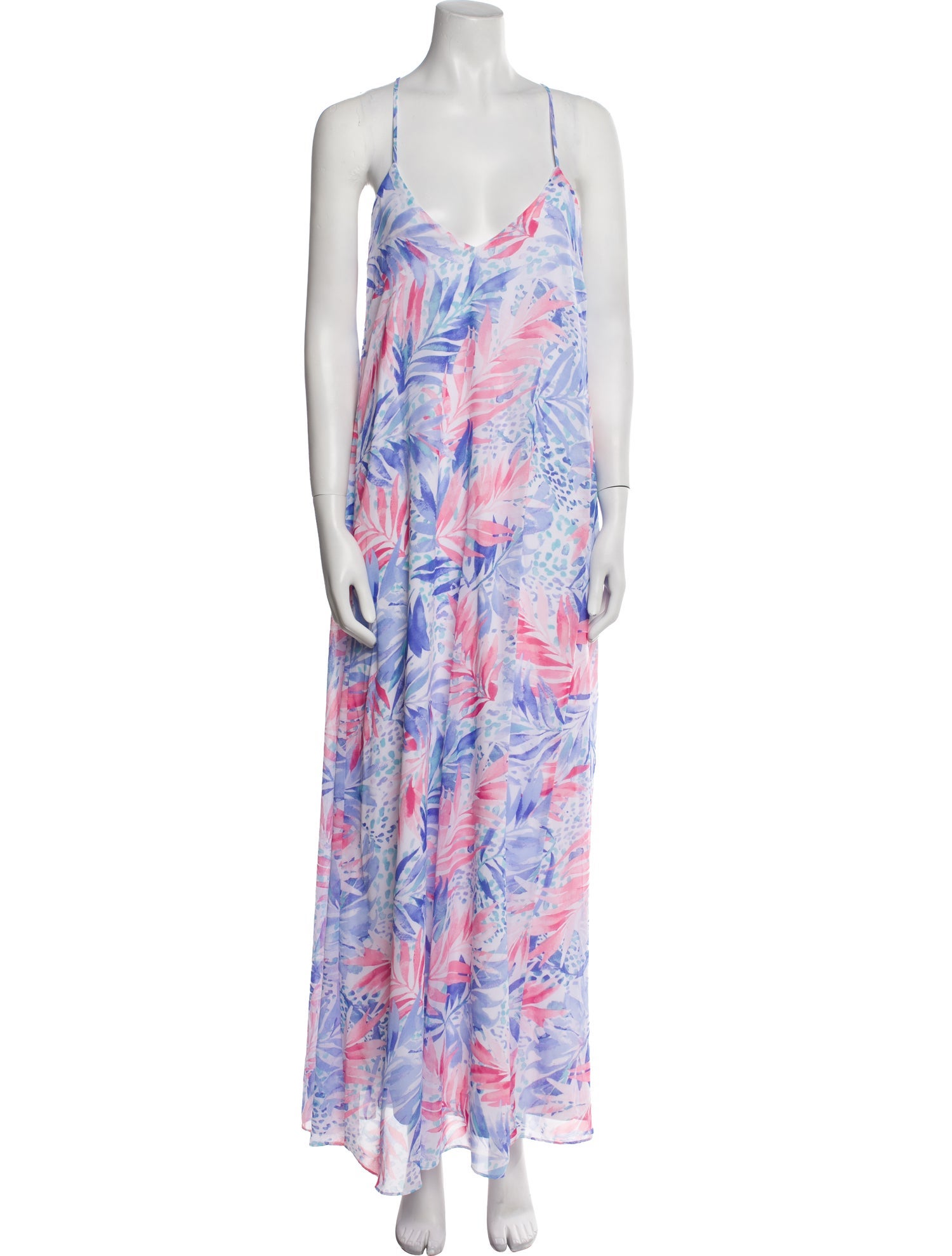 Nicole Miller Printed Long Dress