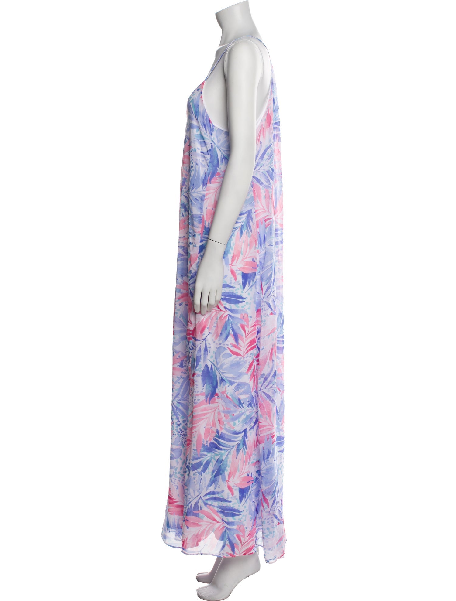 Nicole Miller Printed Long Dress