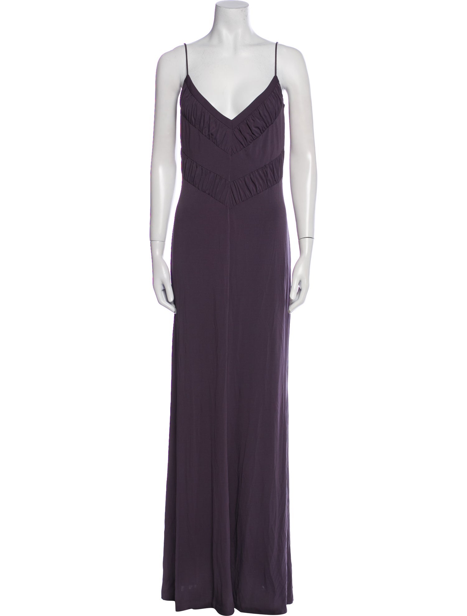 Nicole Miller V-Neck Long Dress