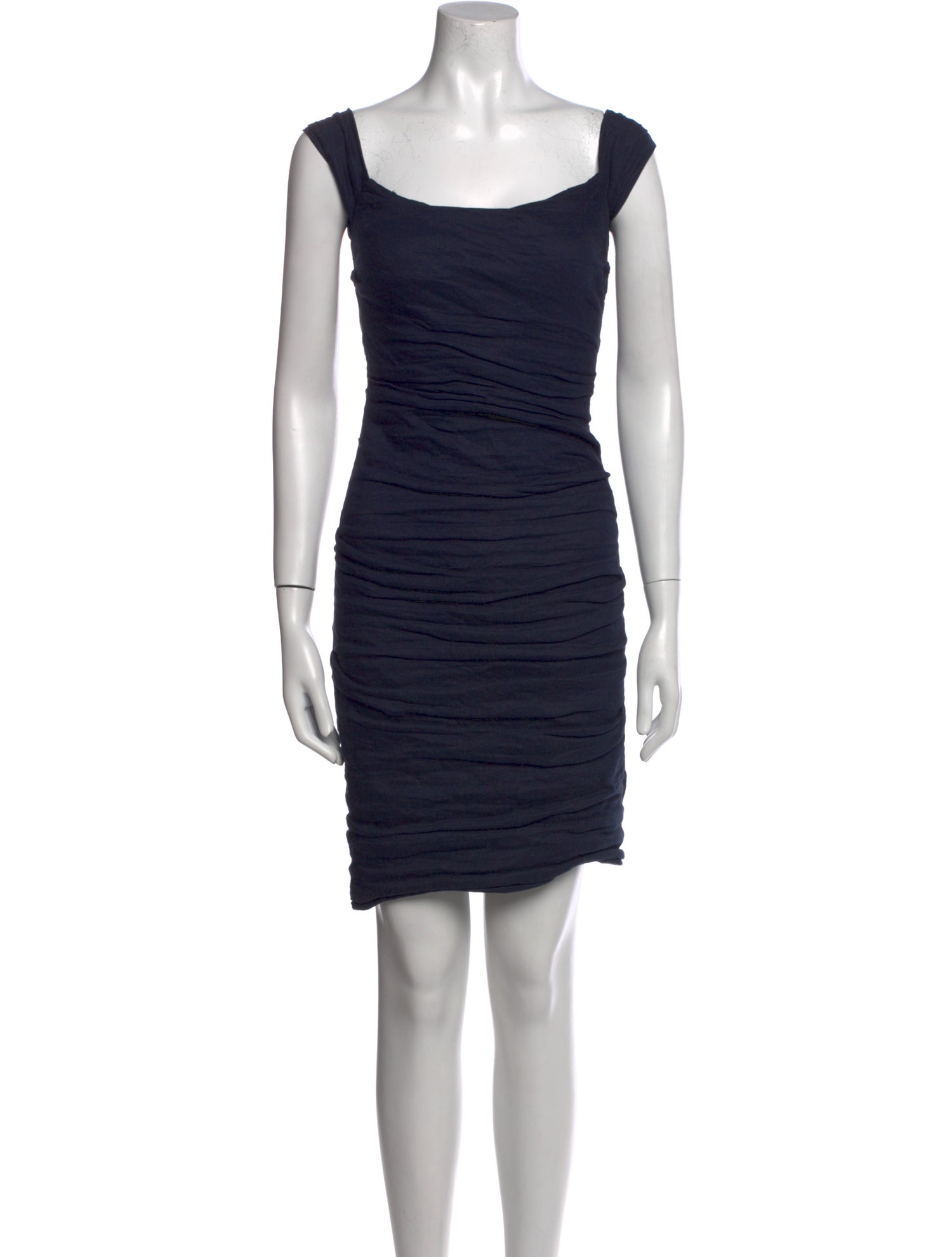 Nicole Miller Scoop Neck Mini Dress