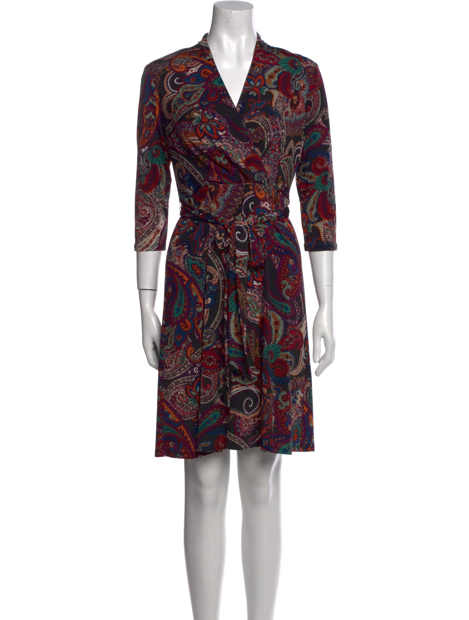 Nicole Miller Paisley Print Mini Dress