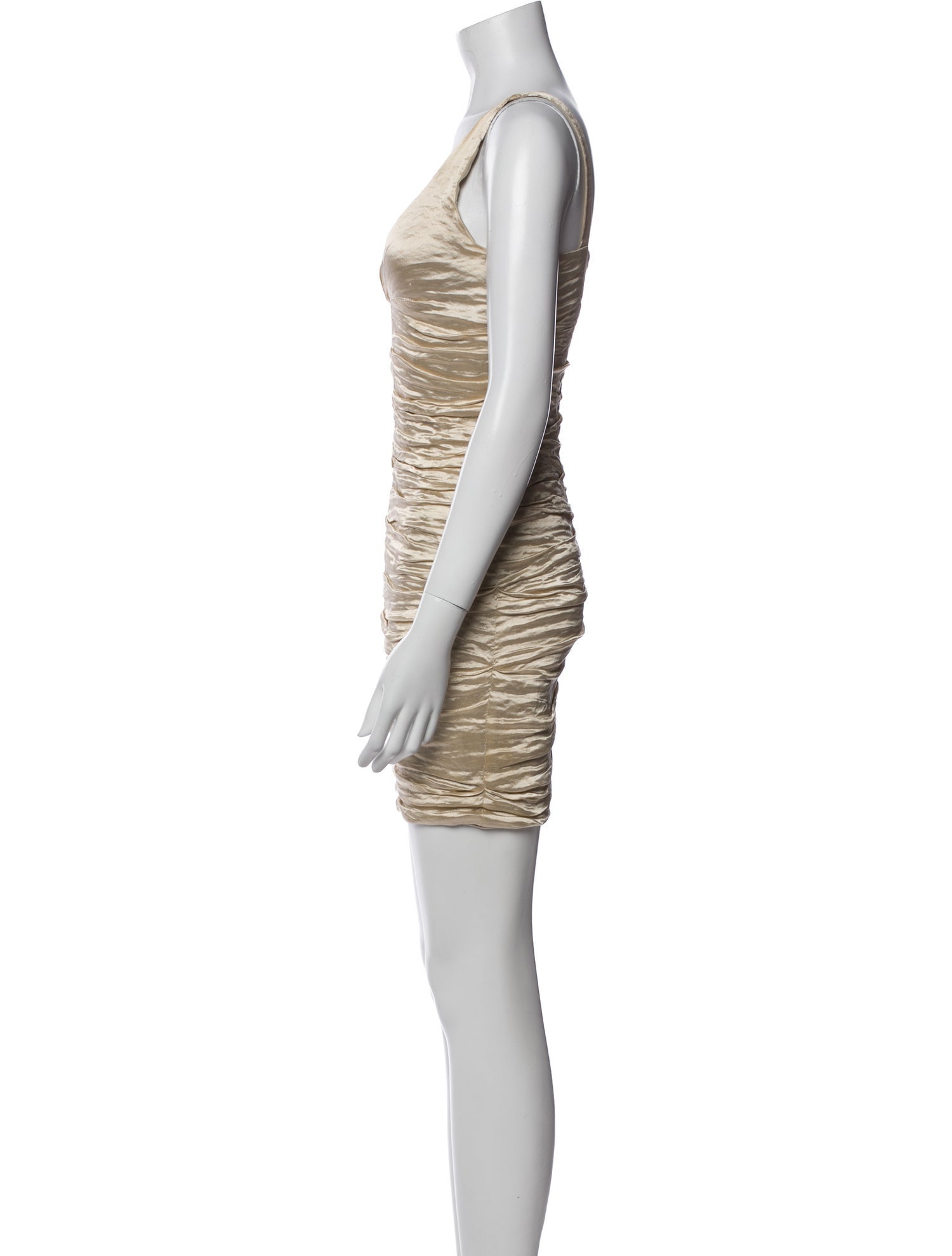 Nicole Miller V-Neck Mini Dress