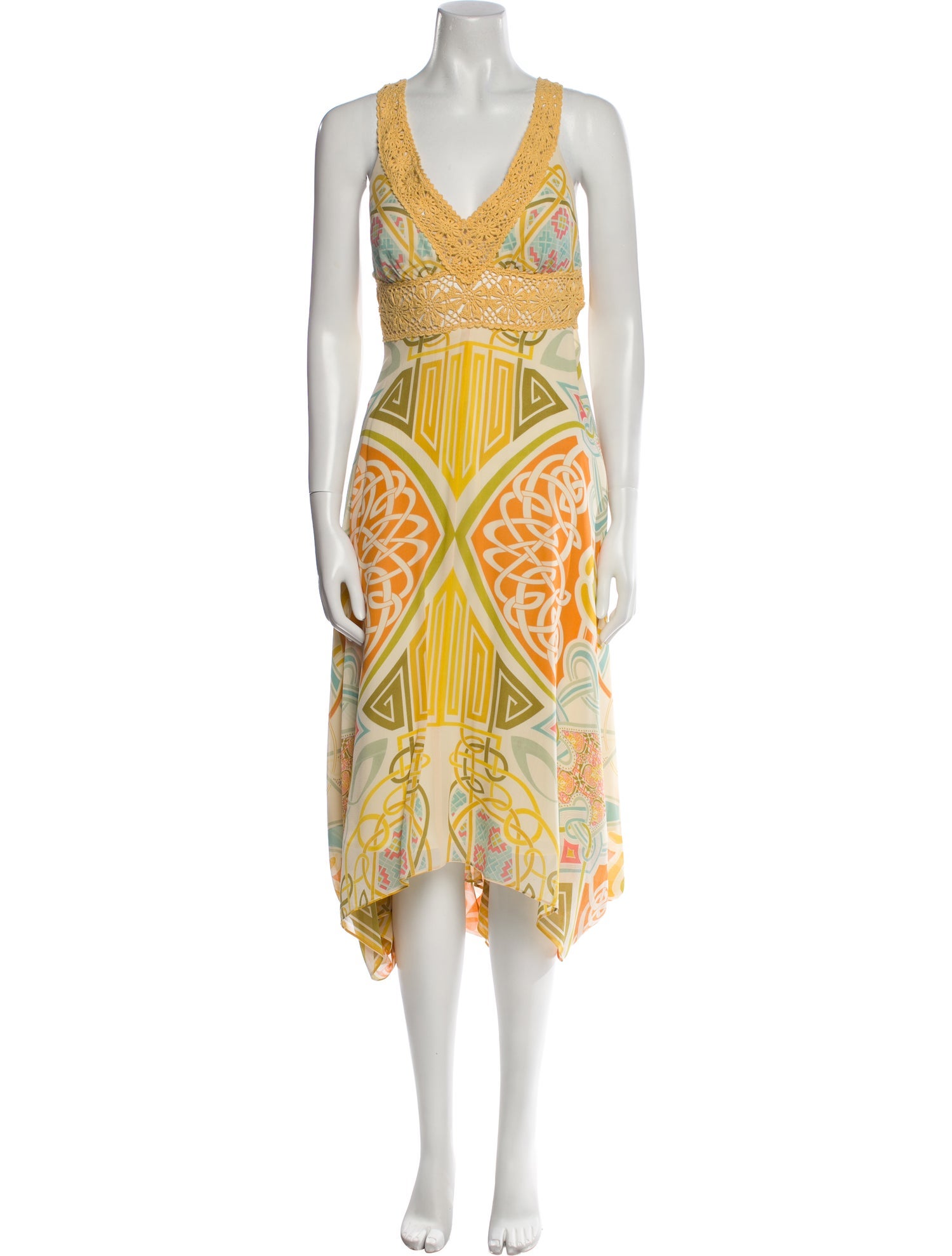 Nicole Miller Silk Long Dress