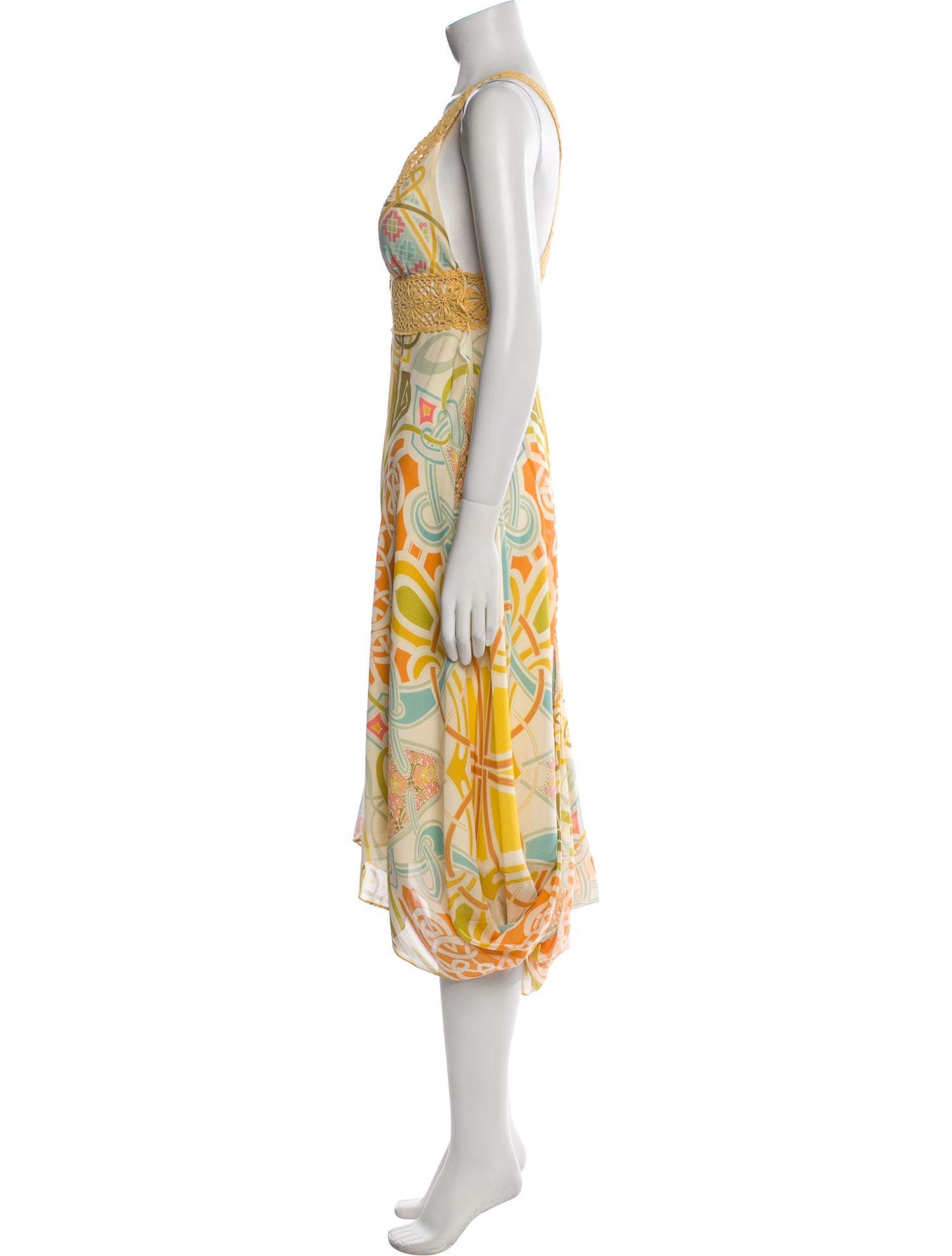 Nicole Miller Silk Long Dress