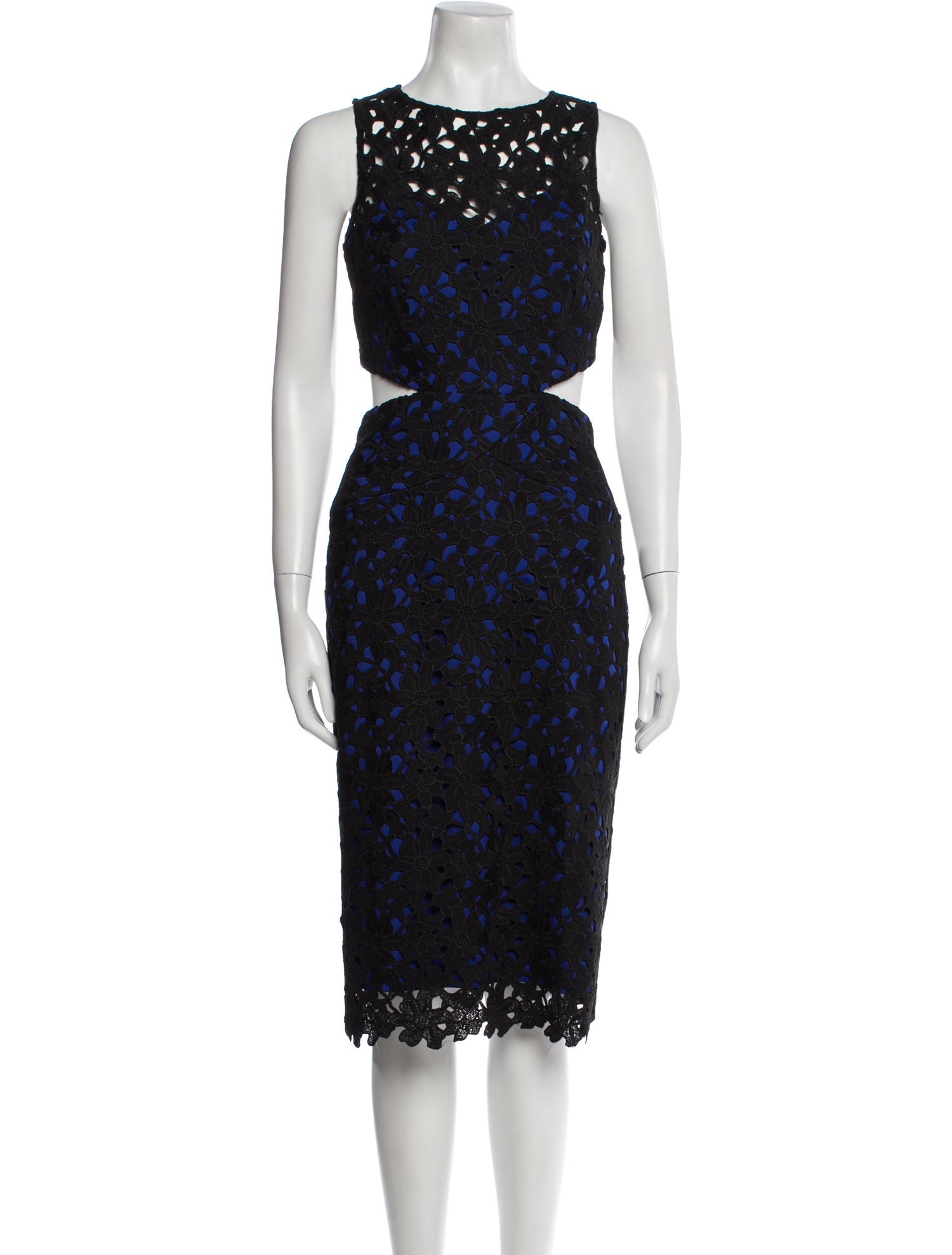 Nicole Miller Printed Midi Length Dress