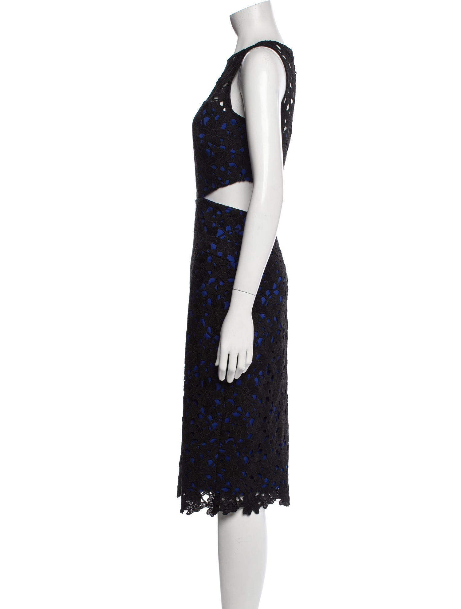Nicole Miller Printed Midi Length Dress