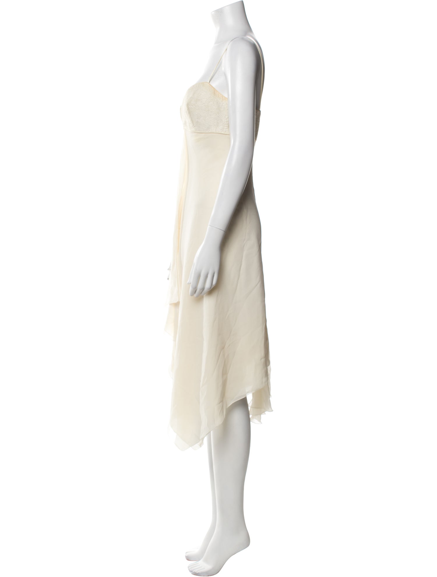 Nicole Miller Silk Midi Length Dress