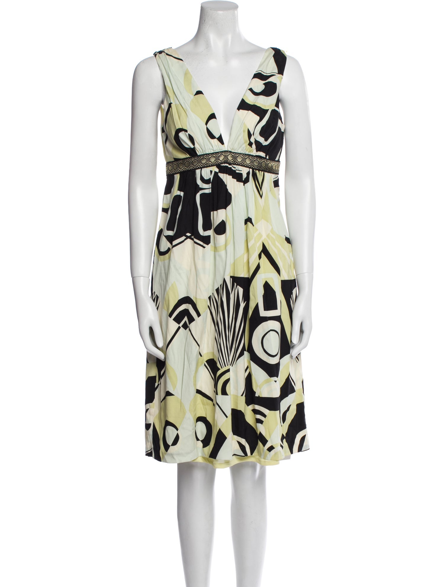 Nicole Miller Silk Knee-Length Dress