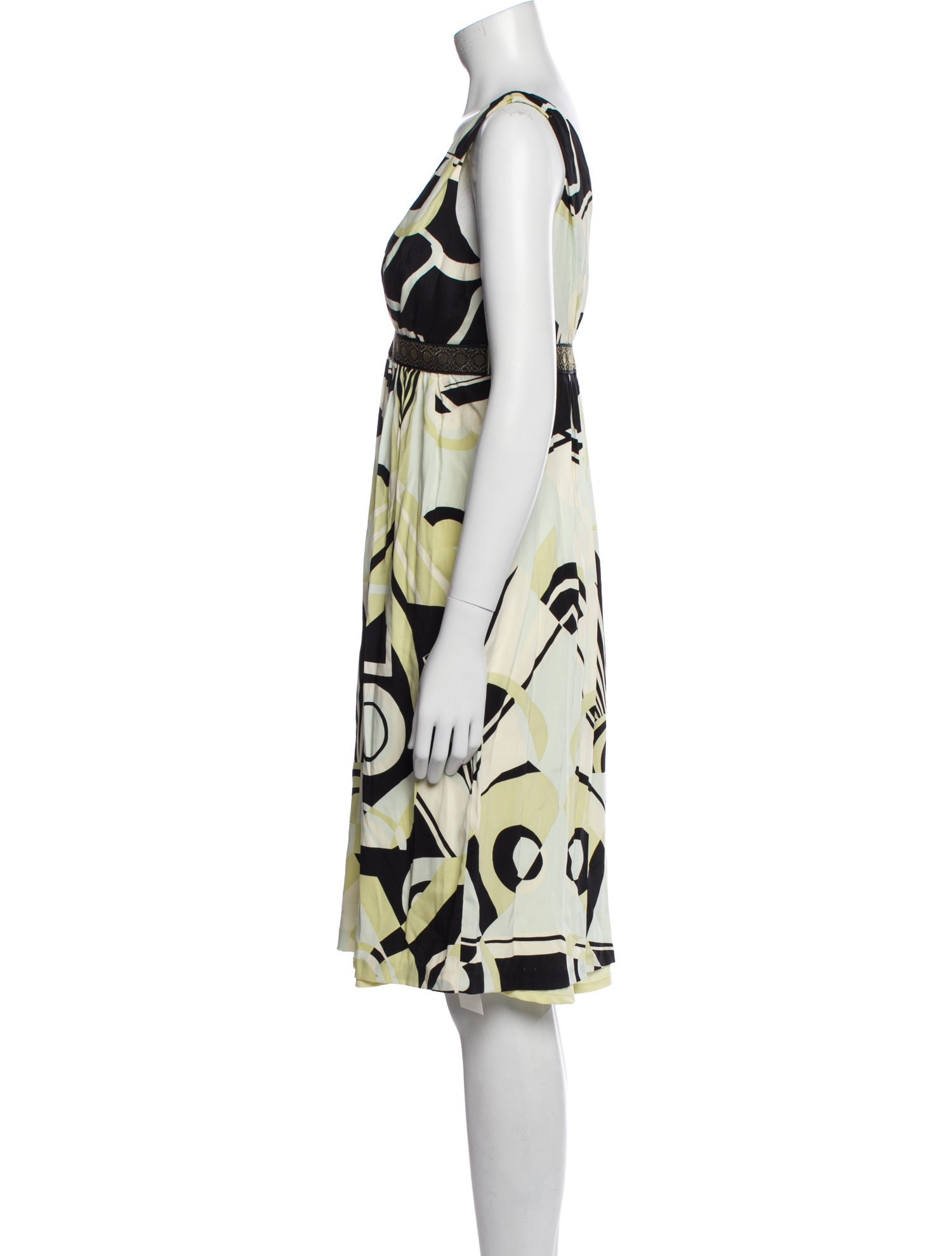 Nicole Miller Silk Knee-Length Dress