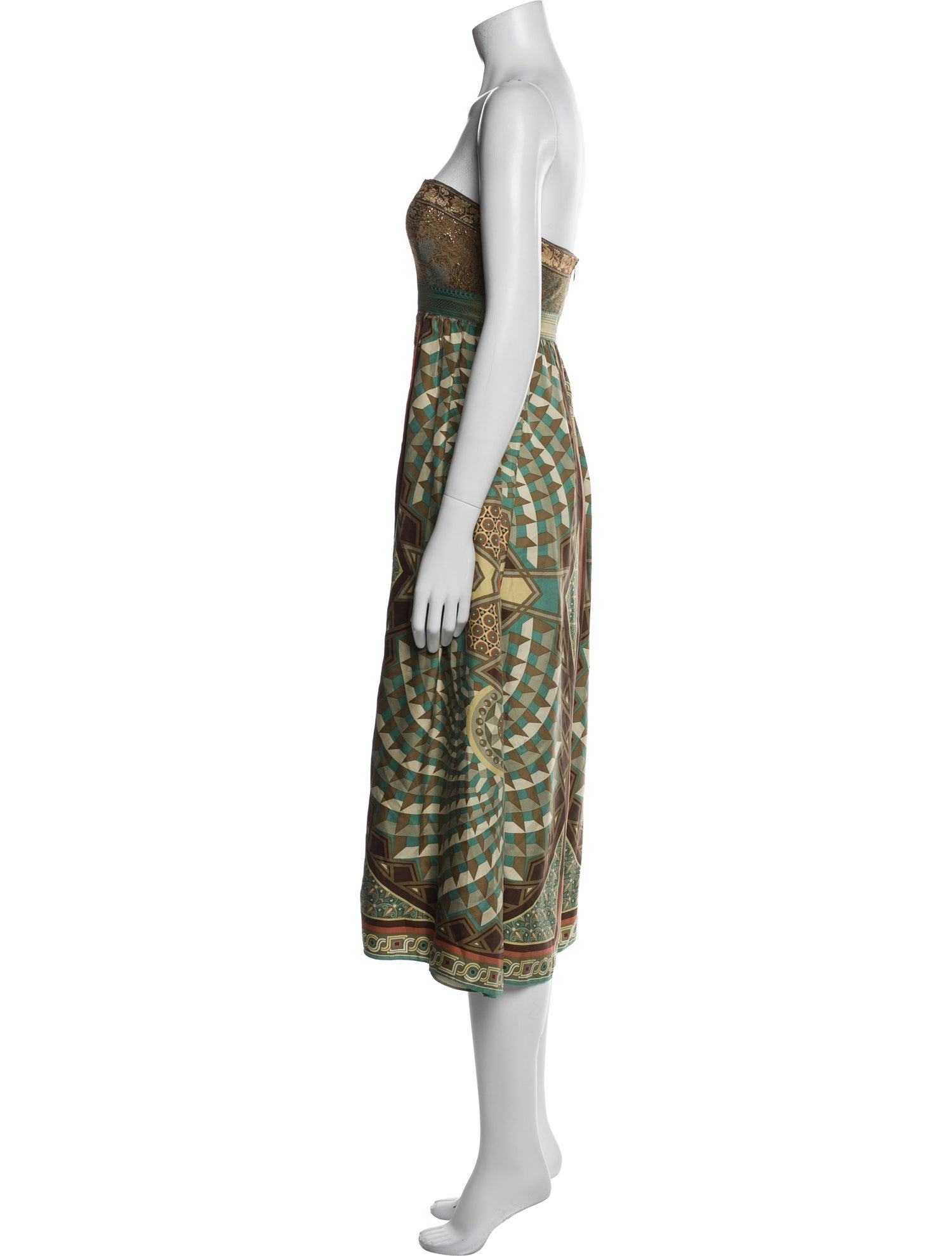Nicole Miller Printed Knee-Length Dress