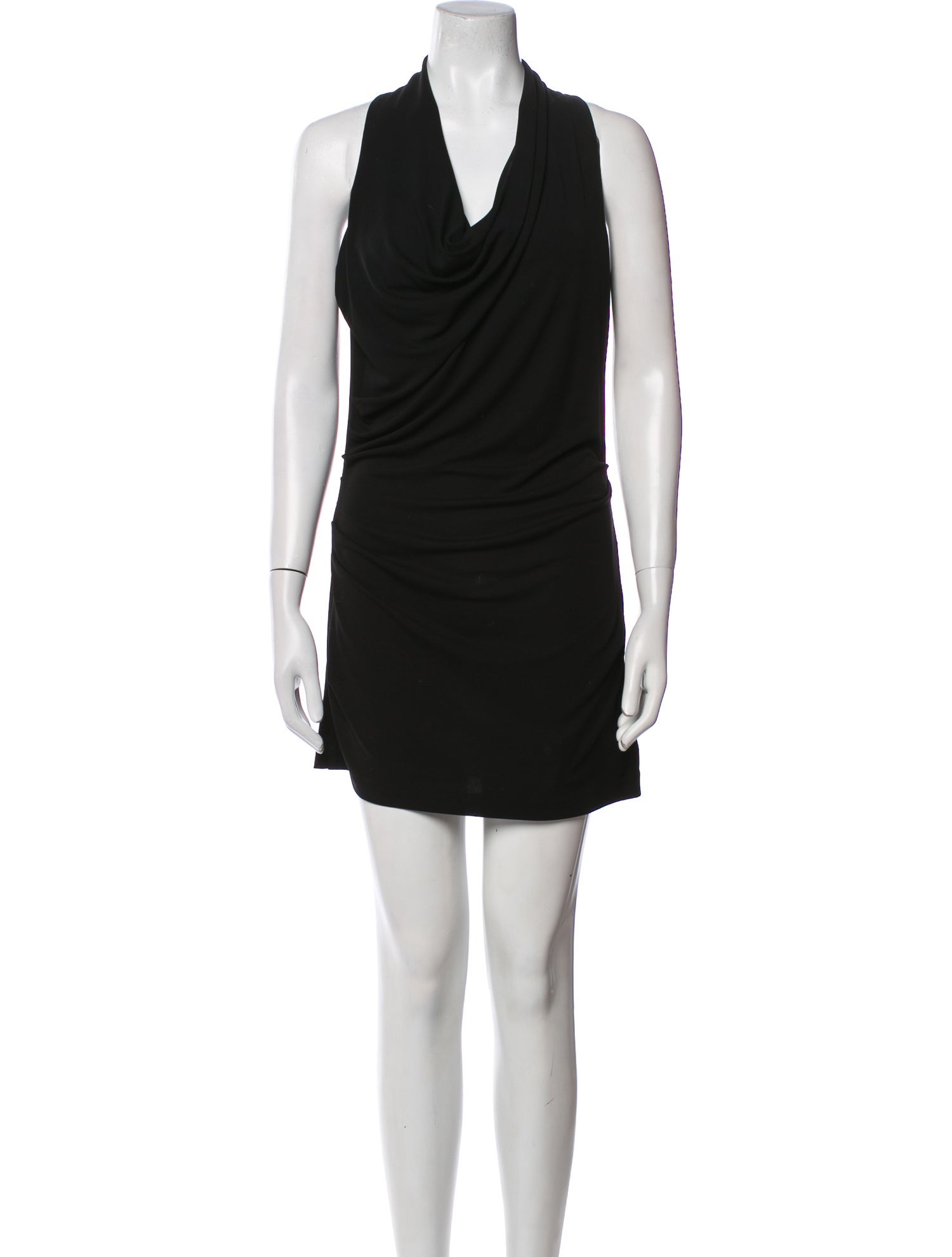 Nicole Miller Cowl Neck Mini Dress