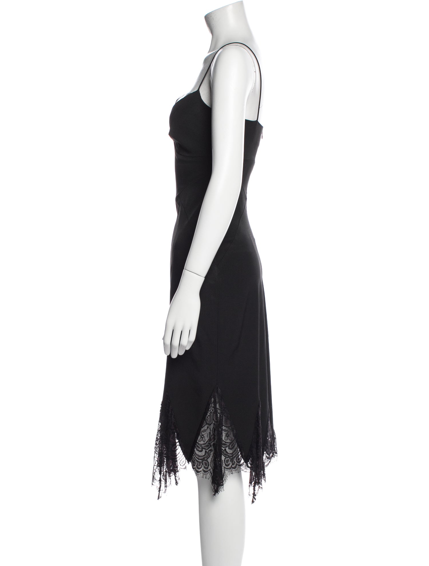 Nicole Miller V-Neck Midi Length Dress