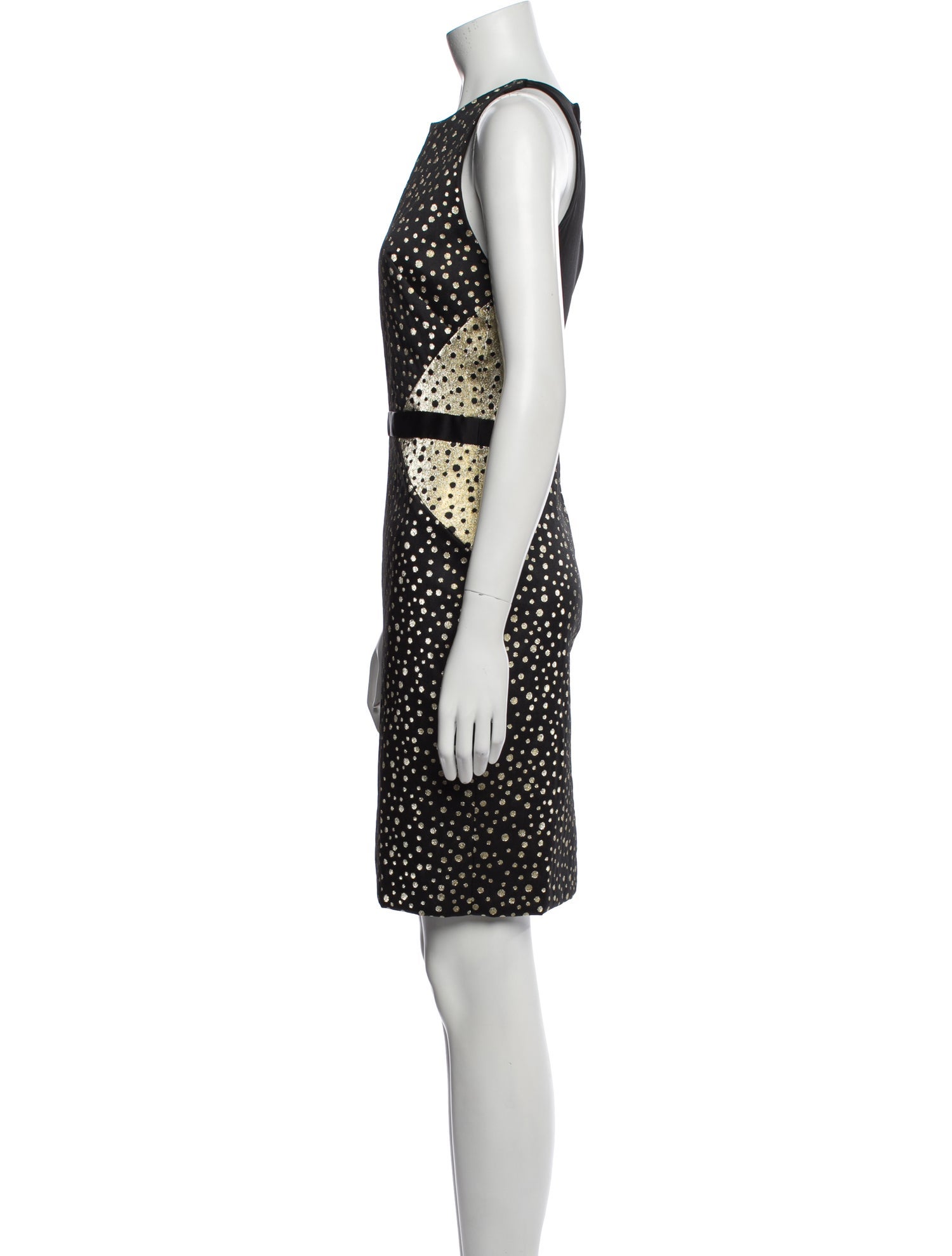 Nicole Miller Polka Dot Print Knee-Length Dress w/ Tags