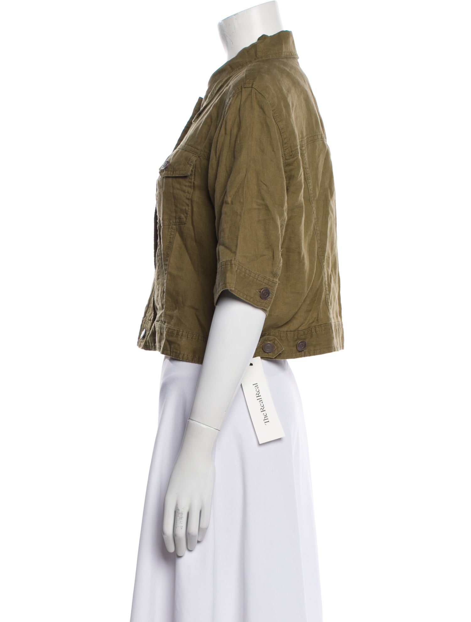 Nicole Miller Linen Utility Jacket w/ Tags